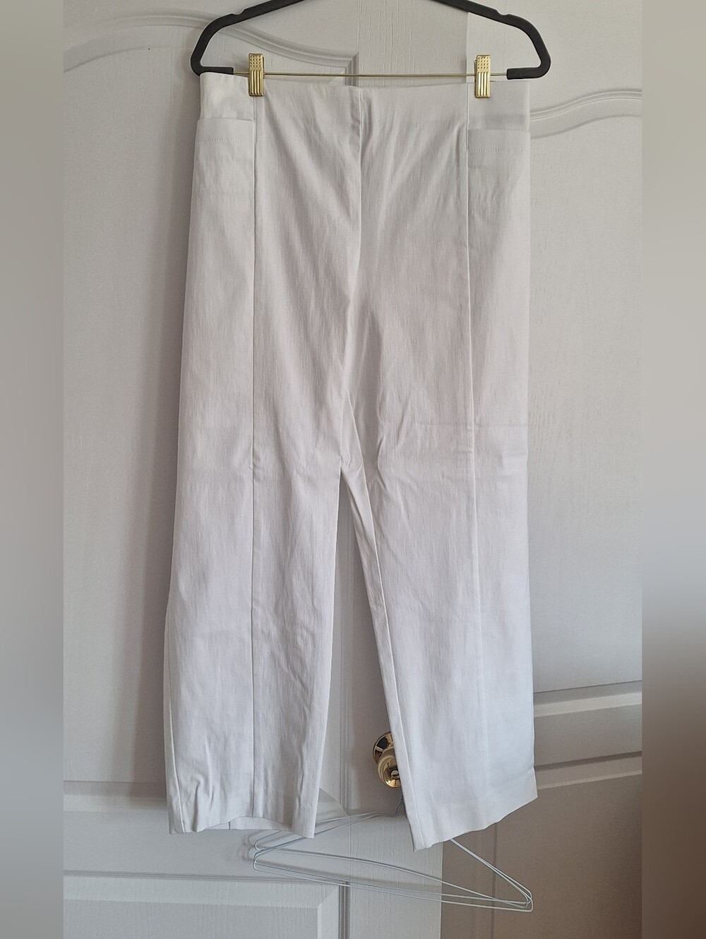 Alfani White Women's Straight-Leg Trousers
